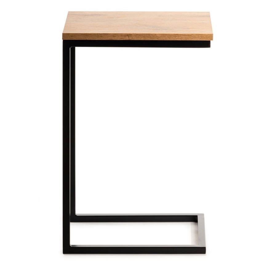 Side table HELPER 57x40 cm black/brown