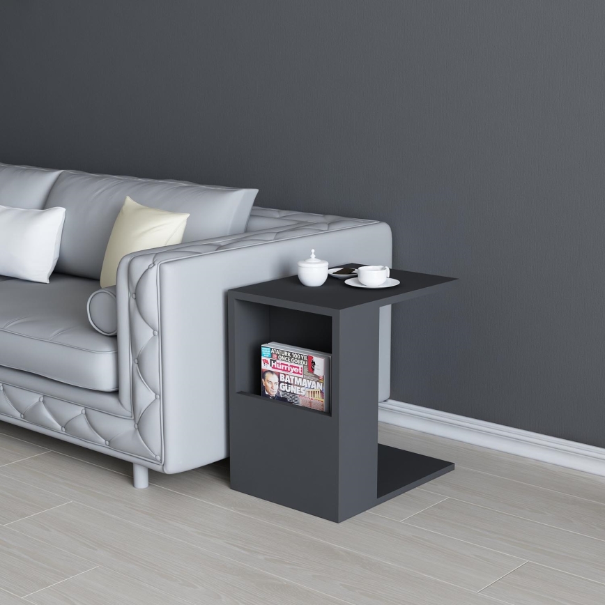 Side table KAREN 50x40 cm anthracite
