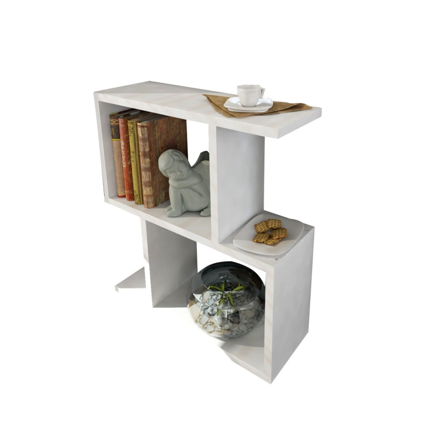 Side table KARINUS 55,4x50 cm white