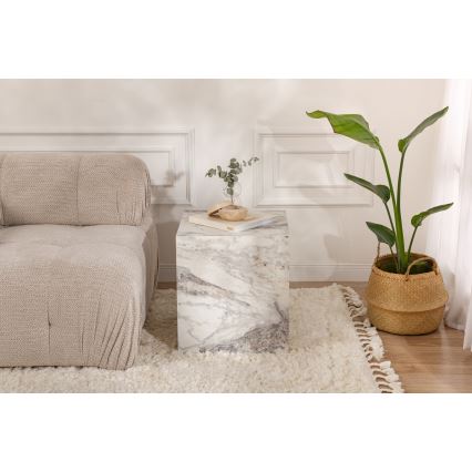 Side table KUP 50x45 cm marble decor