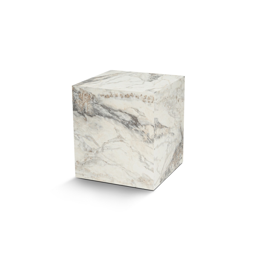 Side table KUP 50x45 cm marble decor