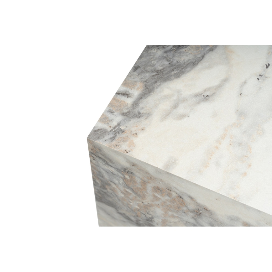 Side table KUP 50x45 cm marble decor