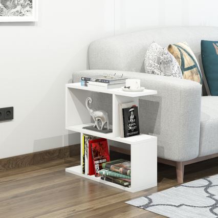 Side table LALE 55x60 cm white