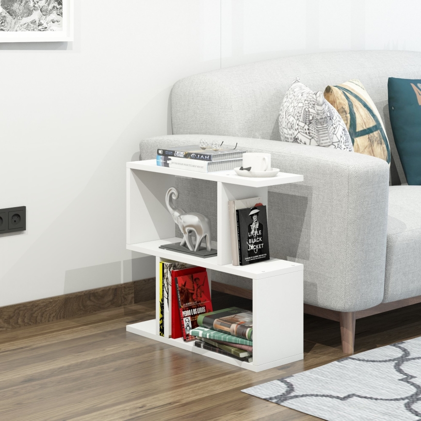 Side table LALE 55x60 cm white
