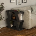 Side table LAZENA 57x60 cm anthracite