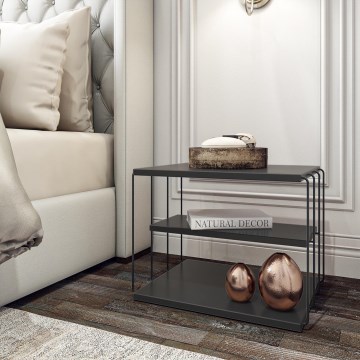 Side table LIFON 40x50 cm anthracite