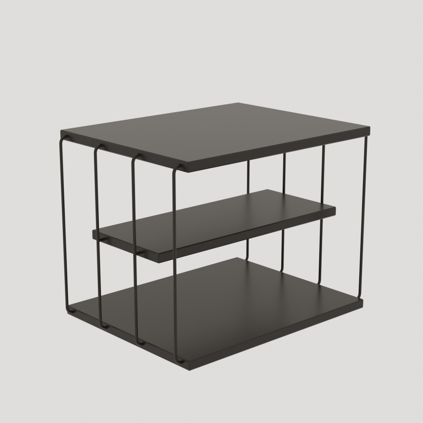 Side table LIFON 40x50 cm anthracite