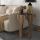 Side table LITUS 58x37 cm brown