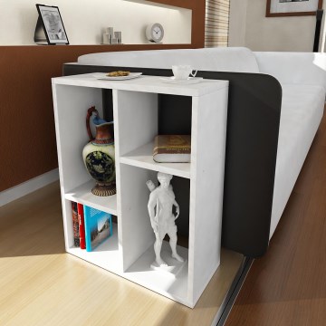 Side table LUPUS 63,6x51,4 cm white