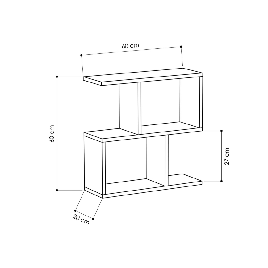 Side table MANIA 60x60 cm anthracite