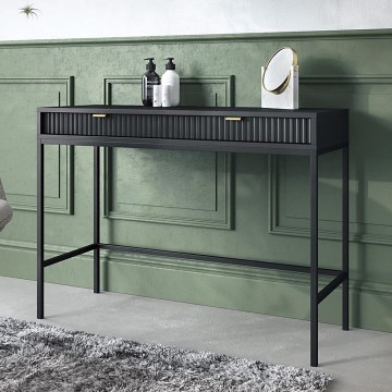 Side table NOVA 77x104 cm black