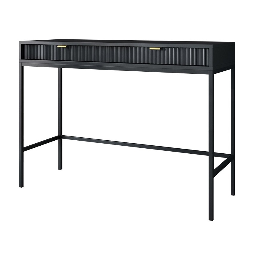 Side table NOVA 77x104 cm black