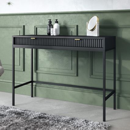 Side table NOVA 77x104 cm black