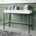 Side table NOVA 77x104 cm white/black
