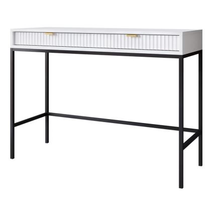 Side table NOVA 77x104 cm white/black