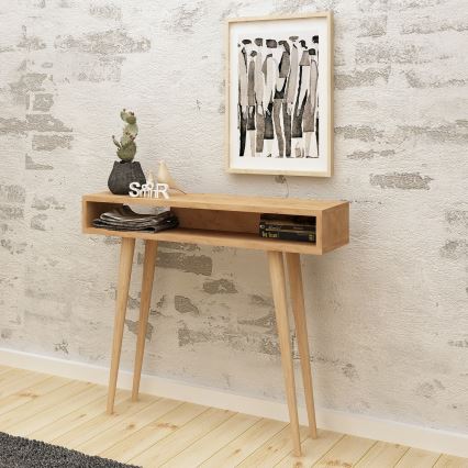 Side table OTTOKE 83,6x100 cm brown