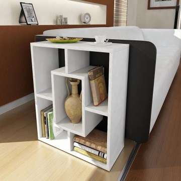 Side table OVIS 64x51 cm white