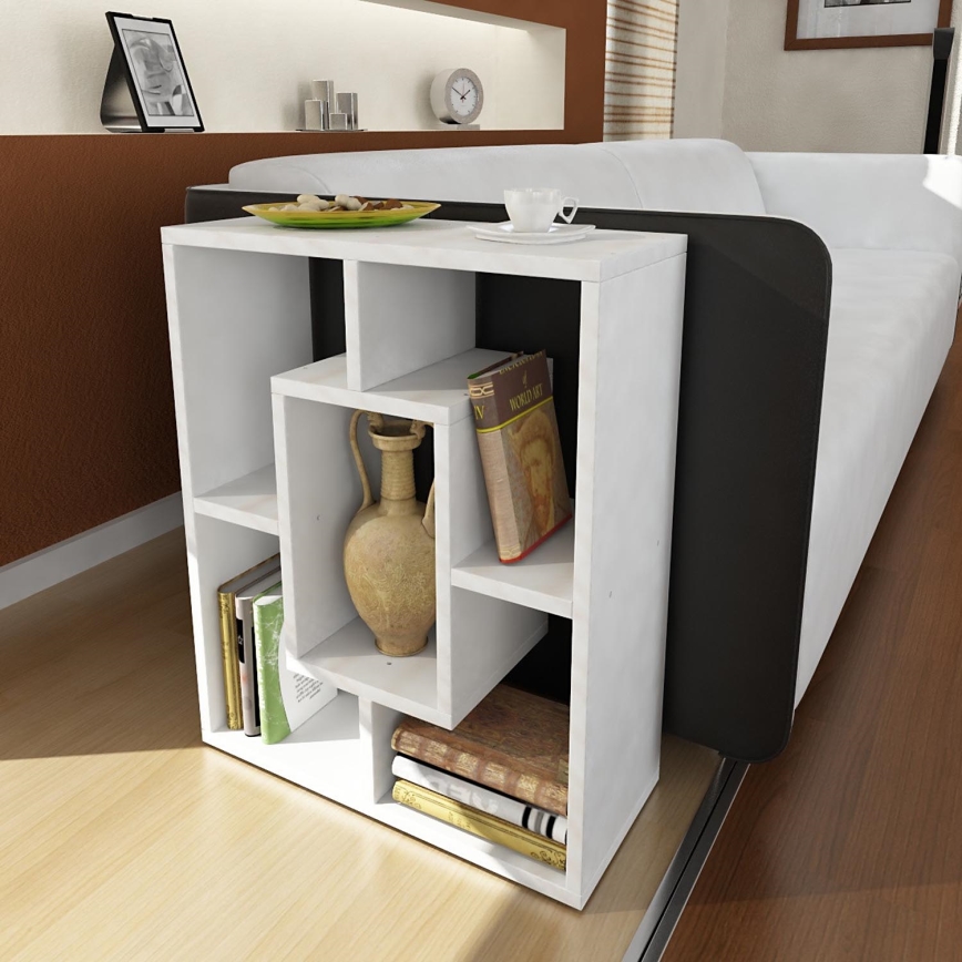 Side table OVIS 64x51 cm white