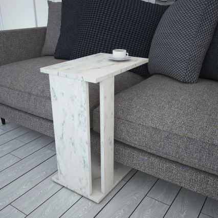 Side table PASIFIC 61x43 cm white