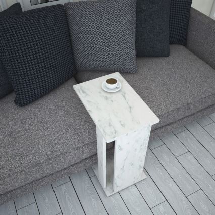 Side table PASIFIC 61x43 cm white