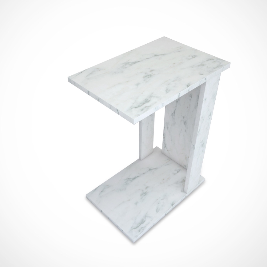 Side table PASIFIC 61x43 cm white