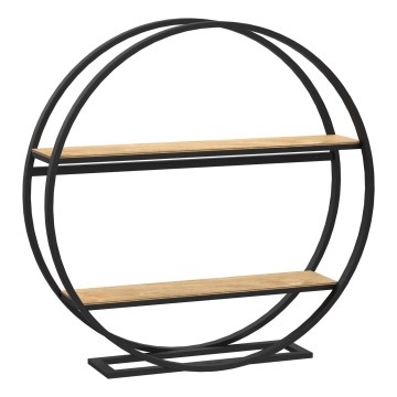 Side table SHELF d. 62,5 cm oak