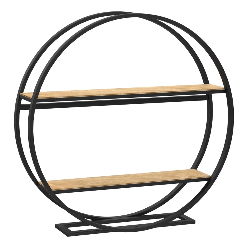 Side table SHELF d. 62,5 cm oak