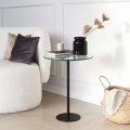 Side table SOCIAL 50x40 cm black/clear