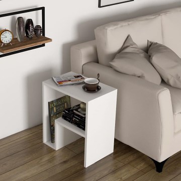 Side table YEPA 52x45 cm white