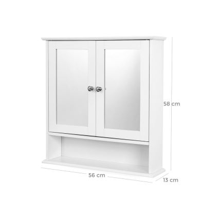 SIERA White Wall Cabinet