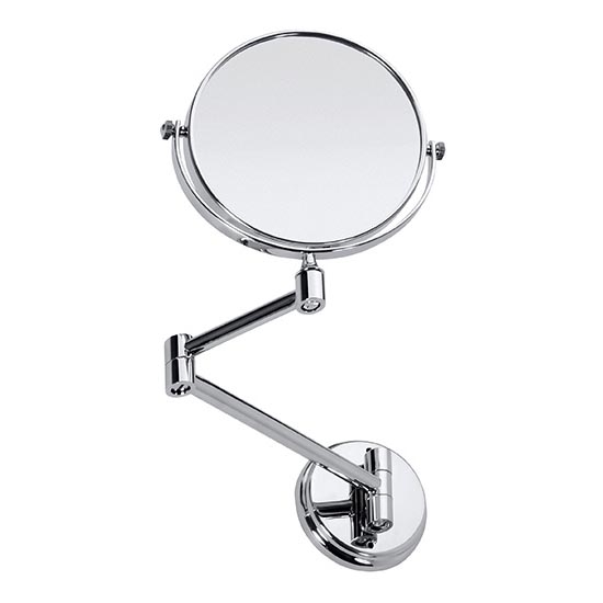 Silver Cosmetic Mirror, 18.5 × 26 cm