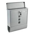 Silver Mailbox 34 x 30.7 cm