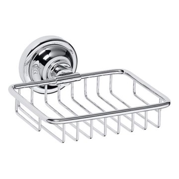 Silver soap dish, 14 x 6.5 cm