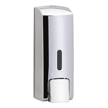 Silver Soap Dispenser 6.5 x 18.5 cm