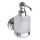Silver Soap Dispenser 7.5 x 15 cm