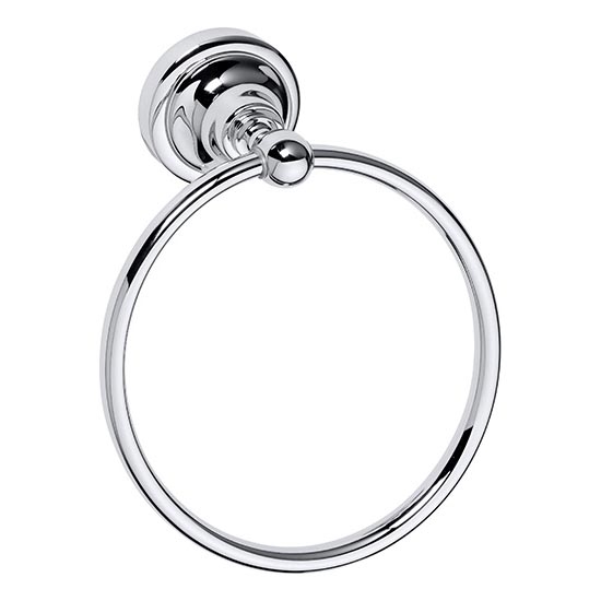 Silver Towel Holder 16x19 cm