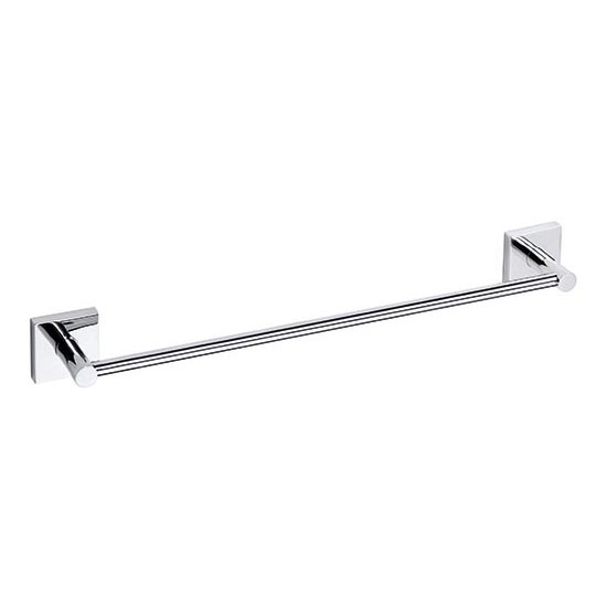 Silver towel holder 50.5 x 5.5 cm