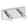 Silver wall hook 12x5,5 cm
