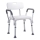Silver/White Stool 56x66 cm