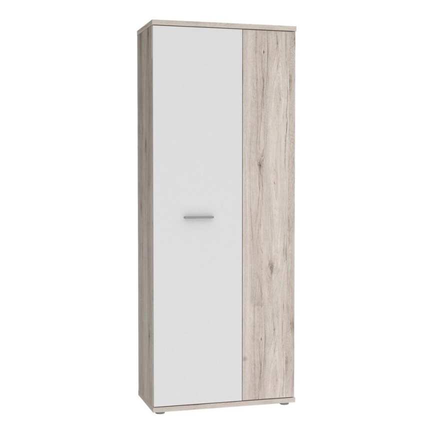 SIMO Chest of Drawers/Shoe Cabinet White/Taupe