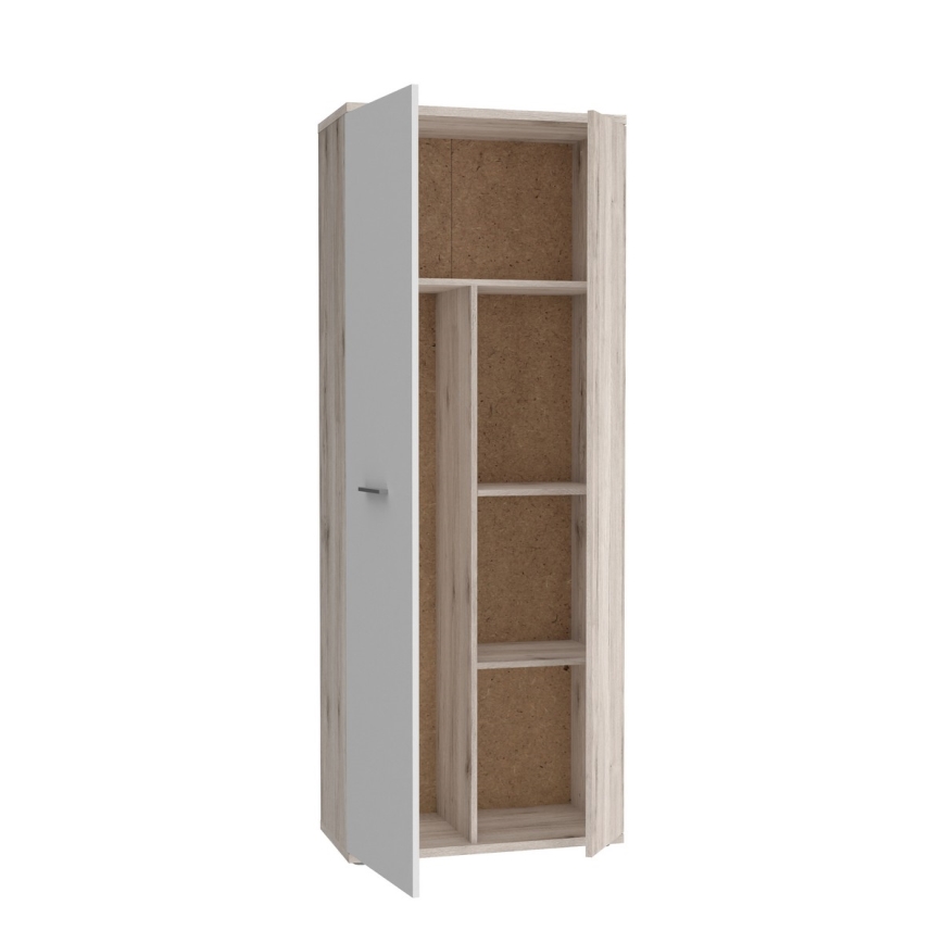 SIMO Chest of Drawers/Shoe Cabinet White/Taupe