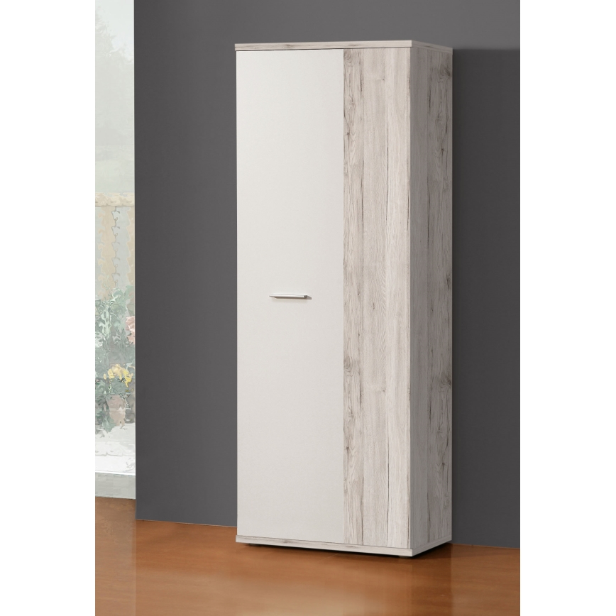 SIMO Dresser/Shoe Cabinet, White/Taupe
