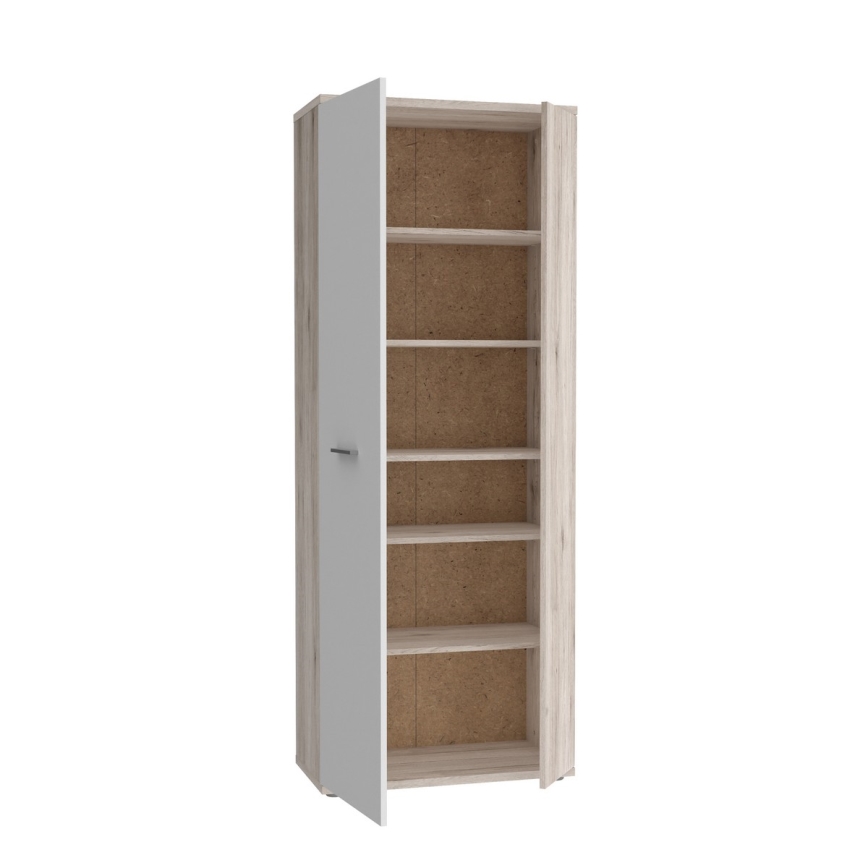 SIMO Dresser/Shoe Cabinet, White/Taupe