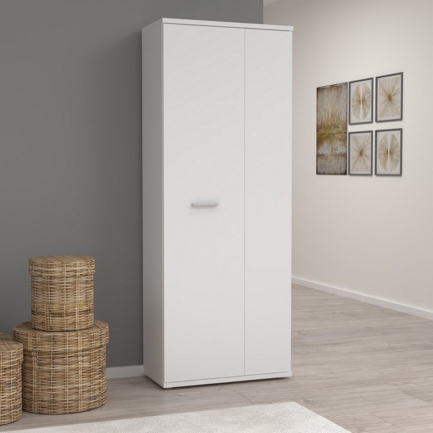 SIMO White Shoe Cabinet/Dresser