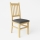 SIMON Dining Chair, Beech/Dark Gray