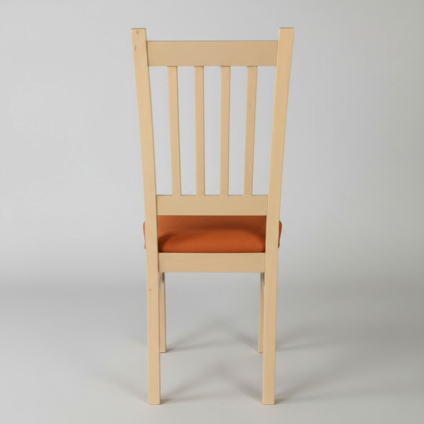 SIMON Dining Chair, Beech/Orange