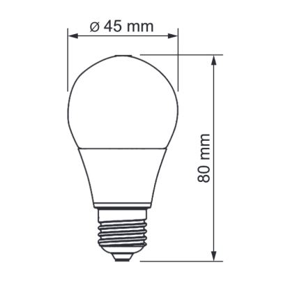 Sinclair - LED Bulb E14/5W/230V 3000K