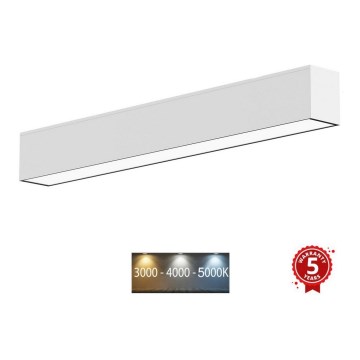 Sinclair - LED Ceiling light LSM LED/40W/230V 3000K/4000K/5000K 120 cm silver