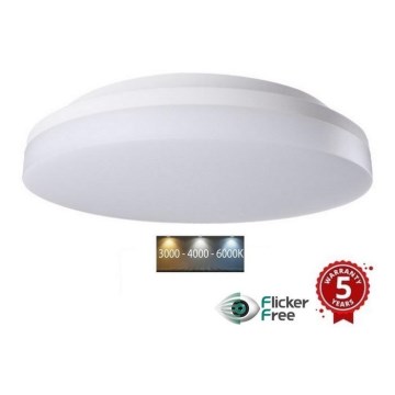 Sinclair - LED Surface-mounted light LED/30W/230V 3000K/4000K/6000K IP54 33 cm white