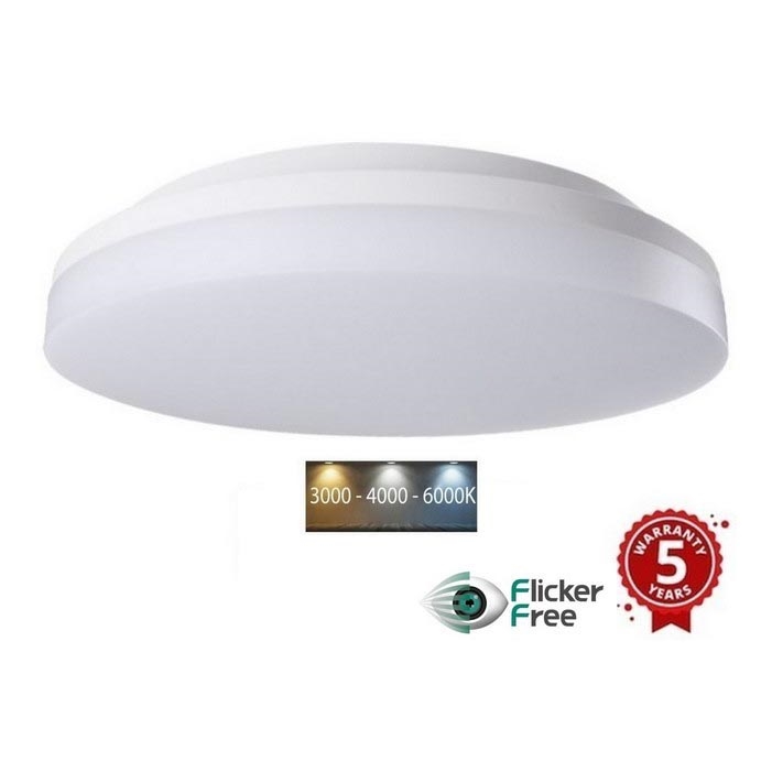 Sinclair - LED Surface-mounted light LED/30W/230V 3000K/4000K/6000K IP54 33 cm white